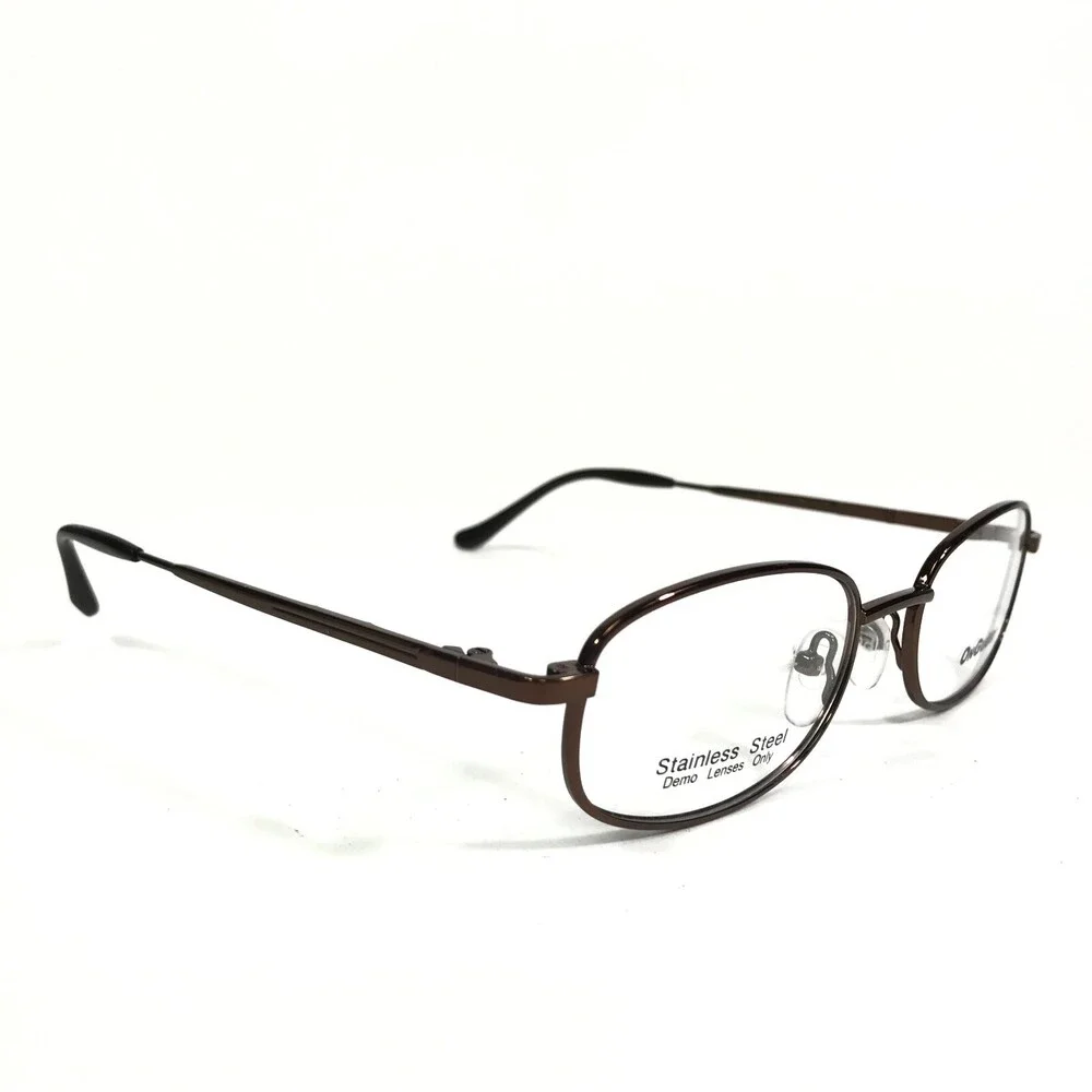 OnGuard Safety Eyeglasses Frames OG-113 Brown Round Full Rim Z87-2+ 51-18-135